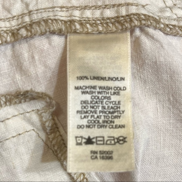 DKNY Linen Capris Size 2 - Picture 9 of 9